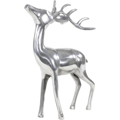 Figure standing deer aluminum 28x13x41cm 
