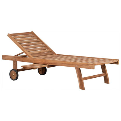 Woodie lounger with wheels