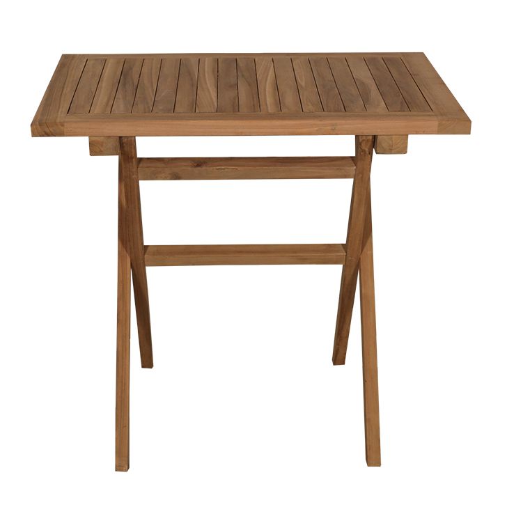 Table pliante Woodie carrée 80 x 60 cm