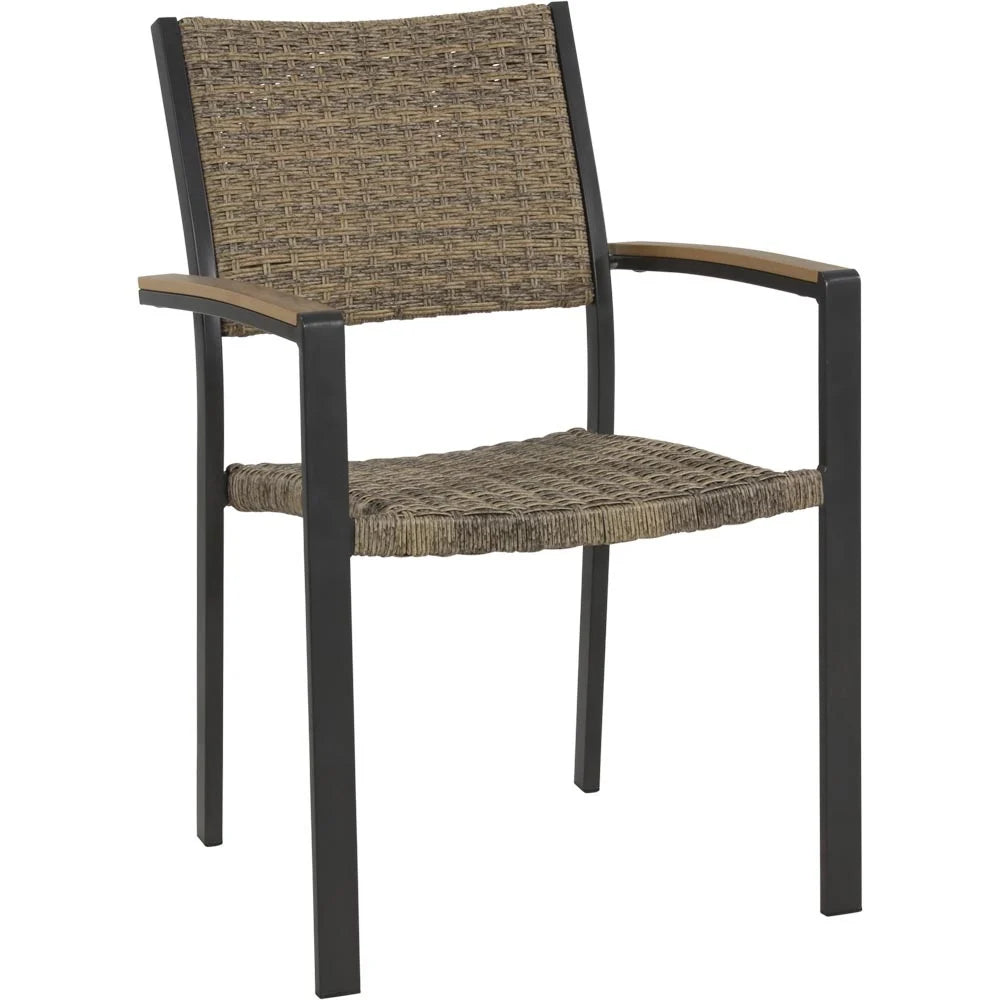 Arezzo wicker stackable chair
