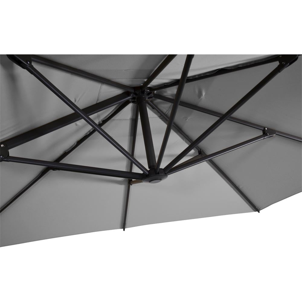 Parapluie pour feux tricolores Libra gris 2,5x2,5mtr